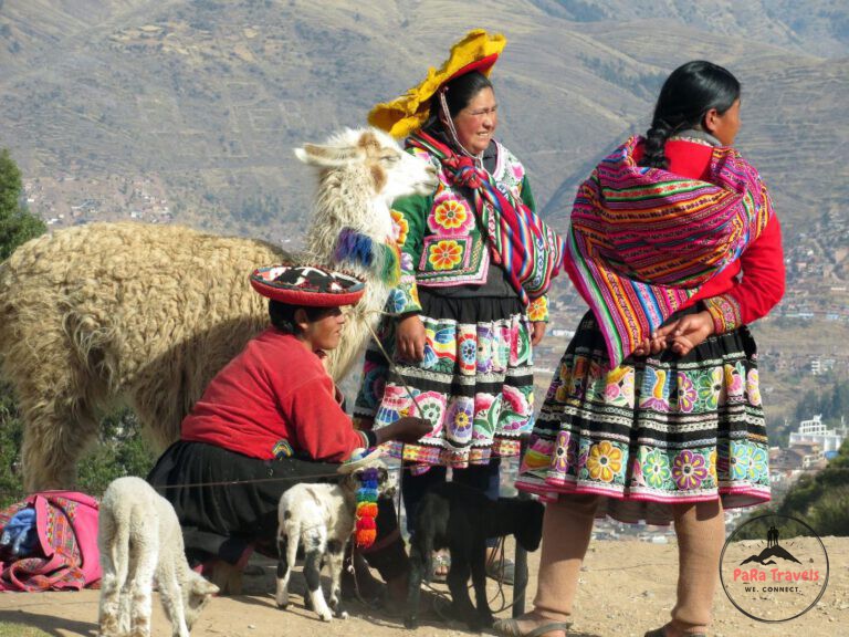 Traditional Peruvian people